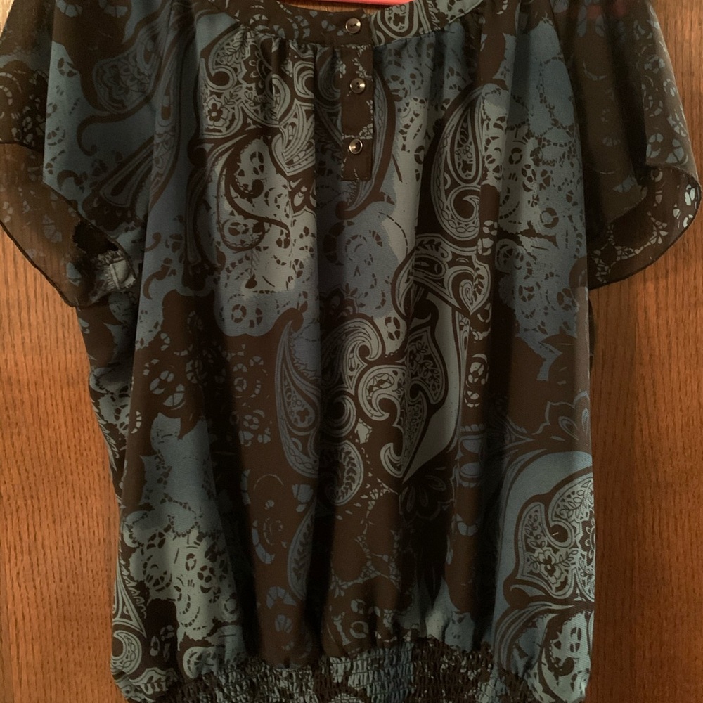 Apt 9 elastic waisted blouse